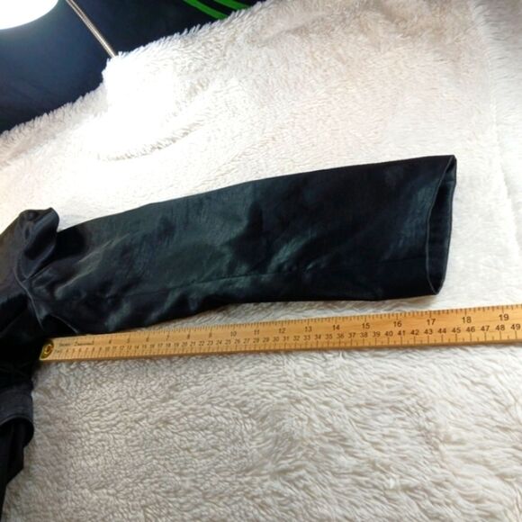 Worthington Structured Silky Duster. Black. Button Down. Lined Lightweight. XL. - Picture 11 of 13